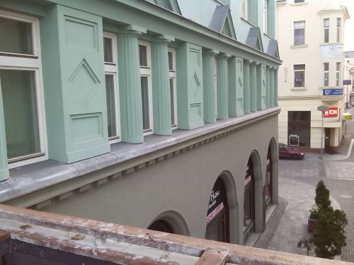 Oplechování římsy - titanzinek Ostrava